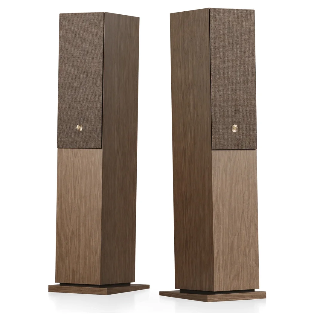 Audio Pro A48 W Multi-Room Wireless Bluetooth WiFi Floorstanding Active Speakers Walnut