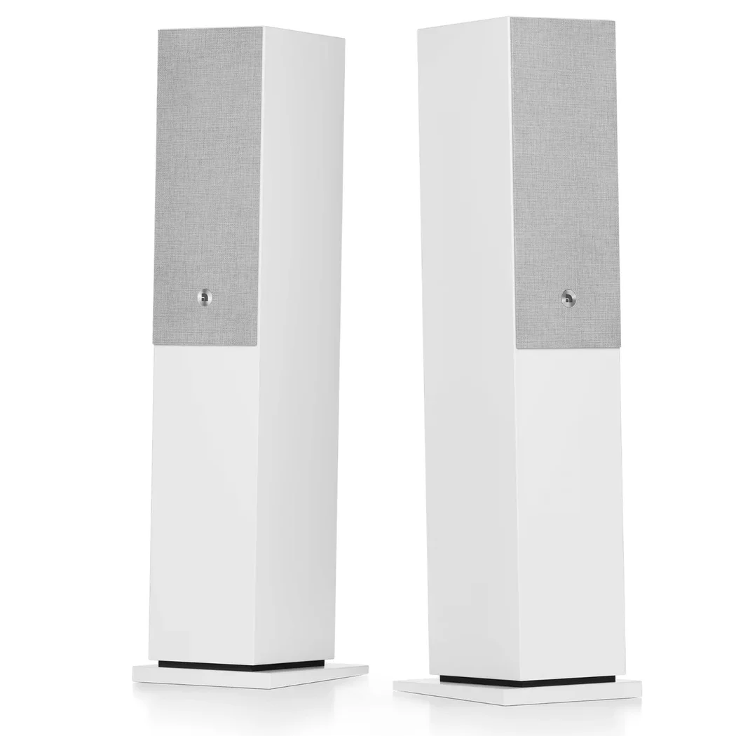Audio Pro A48 W Multi-Room Wireless Bluetooth WiFi Floorstanding Active Speakers White