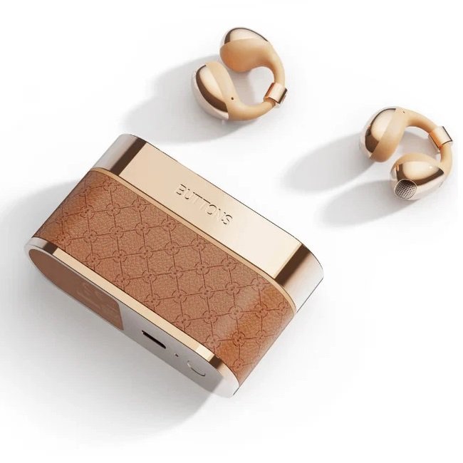 BUTTONS Clip True Wireless Bluetooth - Gold