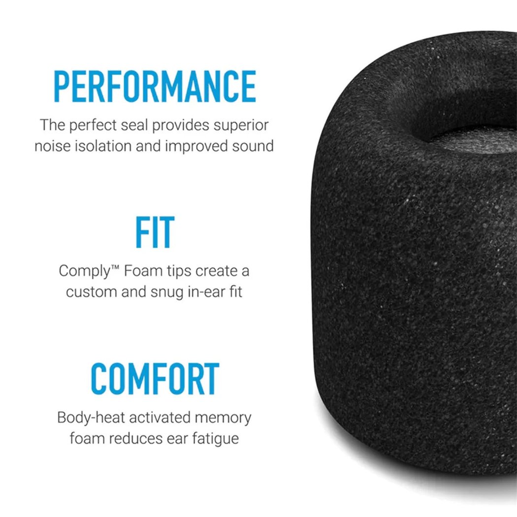 Comply 400 Series TOZ-400 Oval Foam Eartips