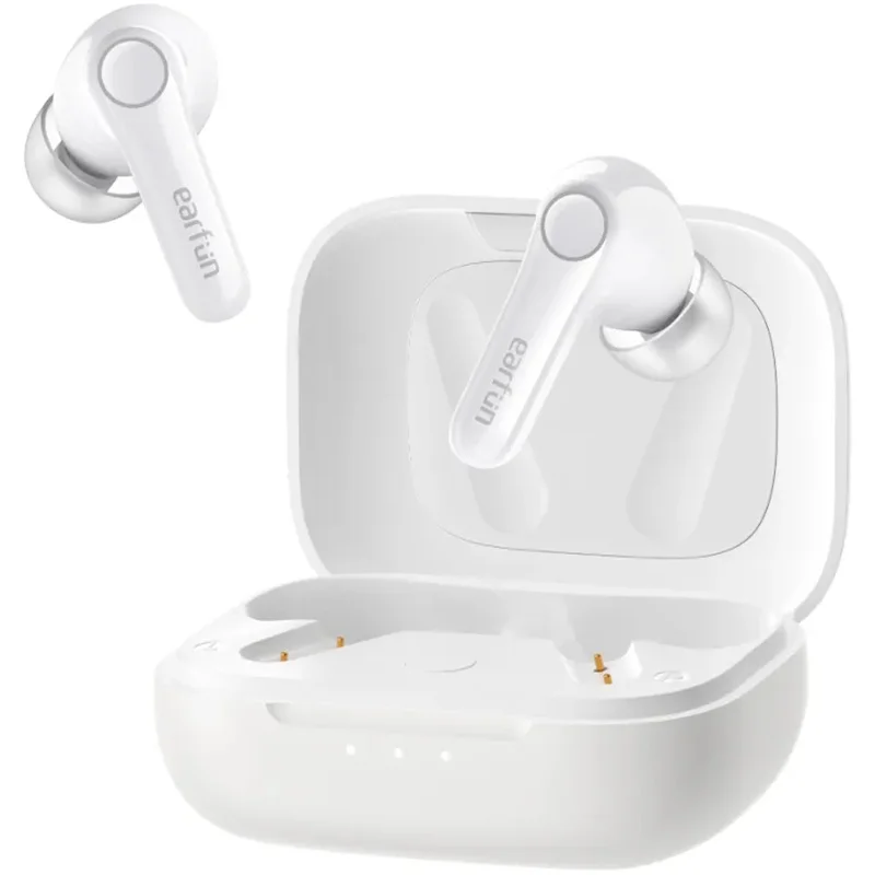 Earfun Air Pro 4 True Wireless Bluetooth Noise-Cancelling In-Ear Earphone with Mic Glossy White