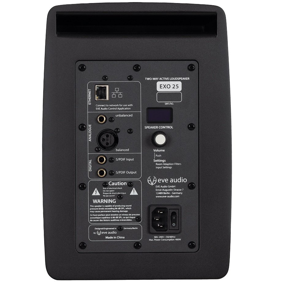 EVE Audio EXO 25 Studio Monitoring Wired Desktop Bookshelf Speakers (Pair)