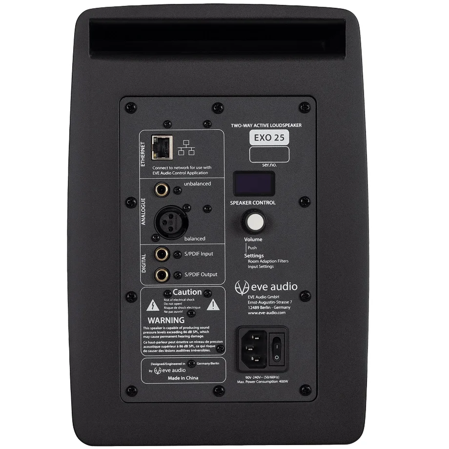 EVE Audio EXO 25 Studio Monitoring Wired Desktop Bookshelf Speakers (Pair)