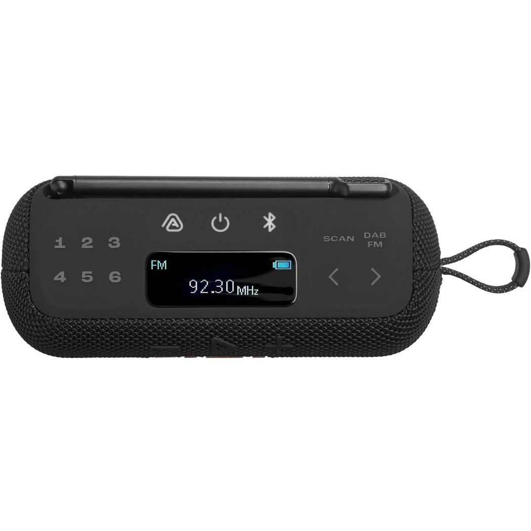 JBL Tuner 3 Waterproof Wireless Bluetooth Portable Speaker with FM Radio - Black