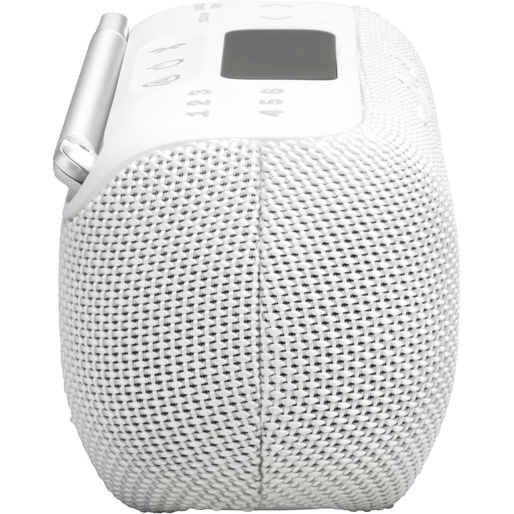 JBL Tuner 3 Waterproof Wireless Bluetooth Portable Speaker with FM Radio - White