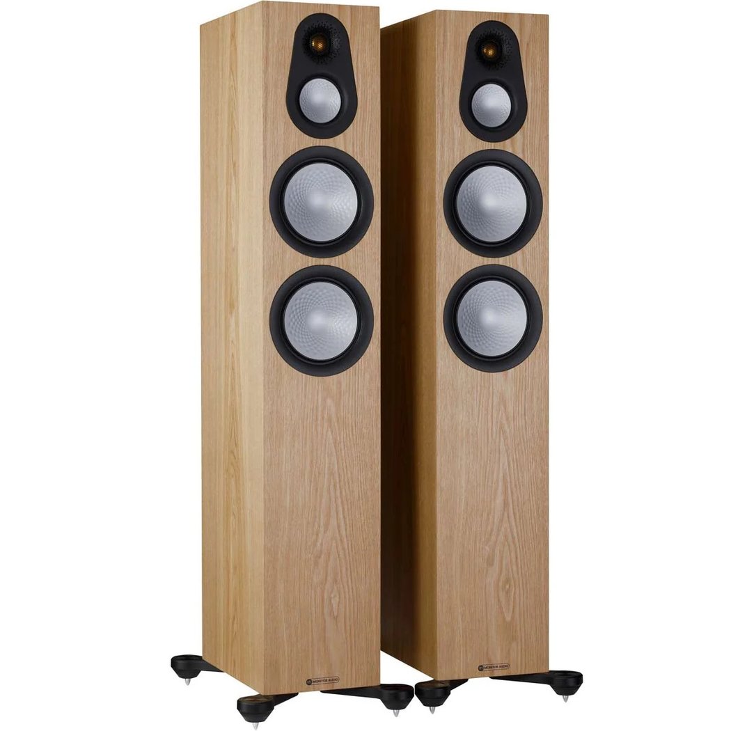 Monitor Audio Silver 300 7G 3-Way Passive Floorstanding Speakers (Per Pair) - Ash