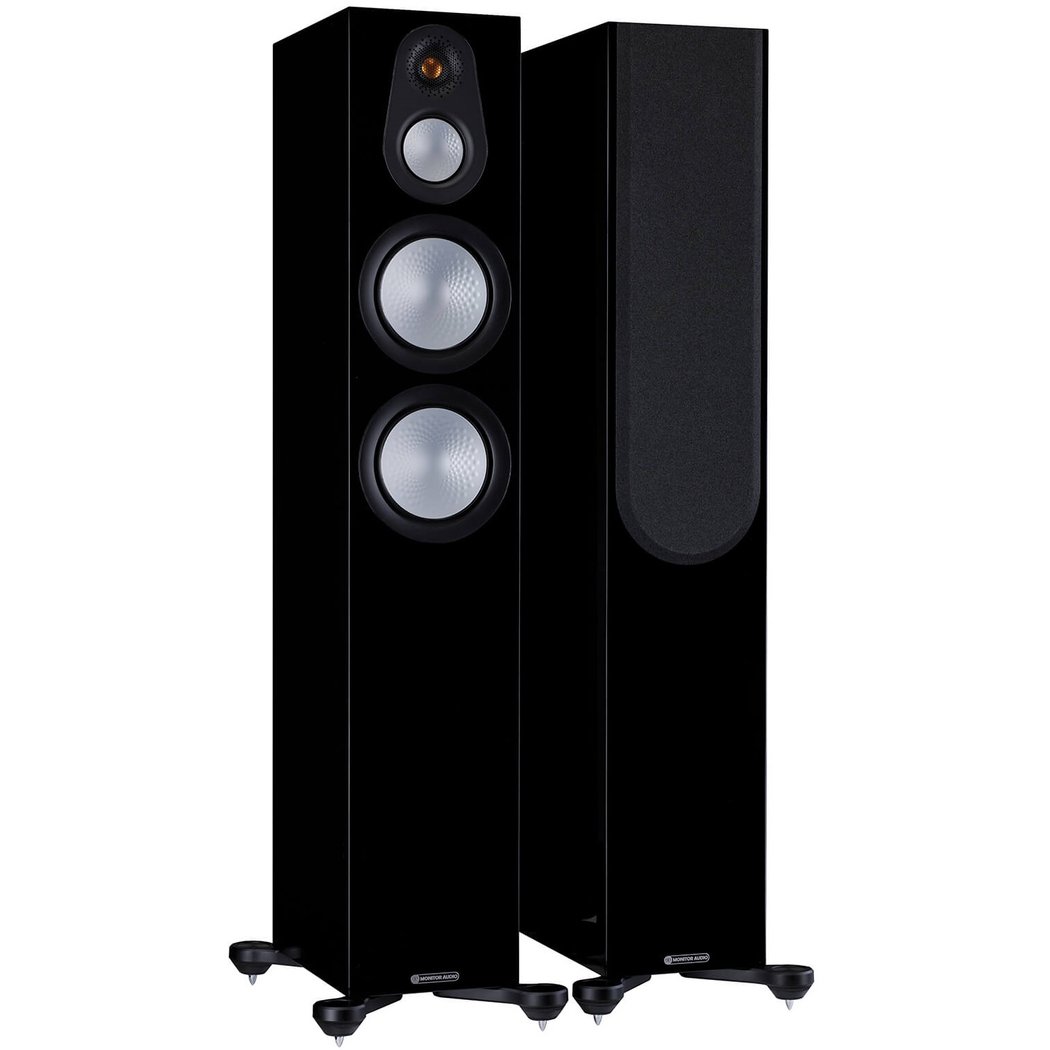 Monitor Audio Silver 300 7G 3-Way Passive Floorstanding Speakers (Per Pair) -High Gloss Black