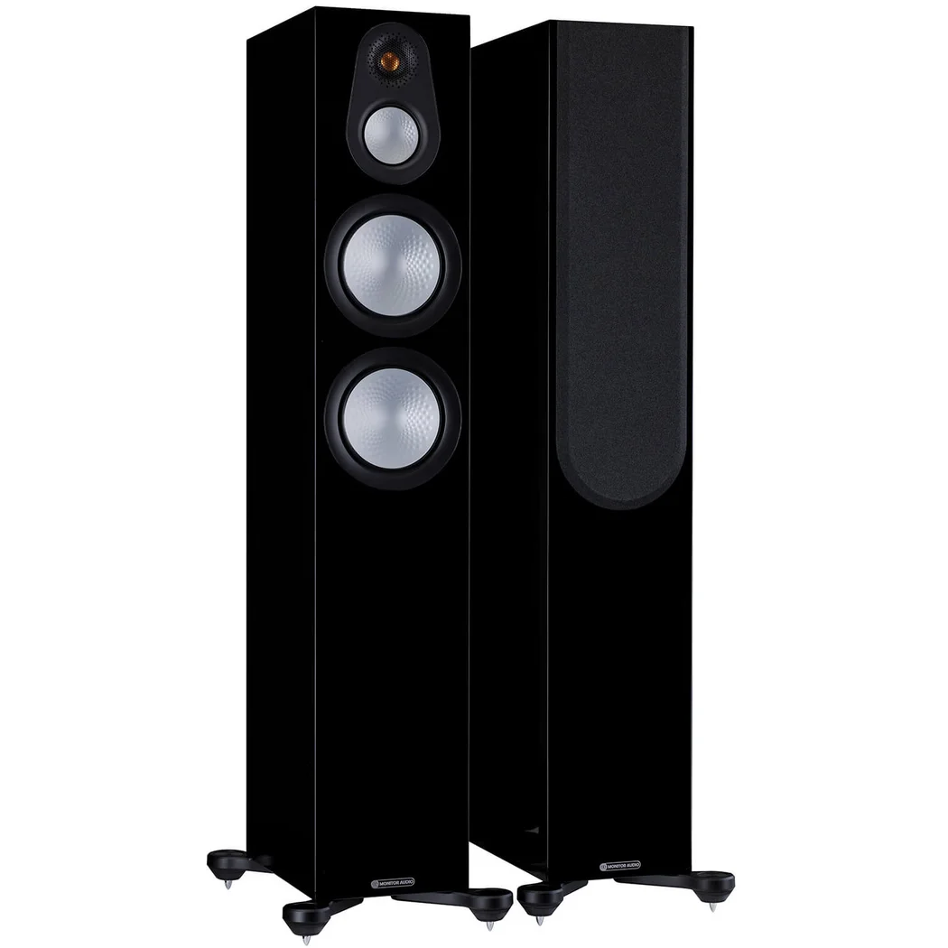Monitor Audio Silver 300 7G 3-Way Passive Floorstanding Speakers (Per Pair) -High Gloss Black