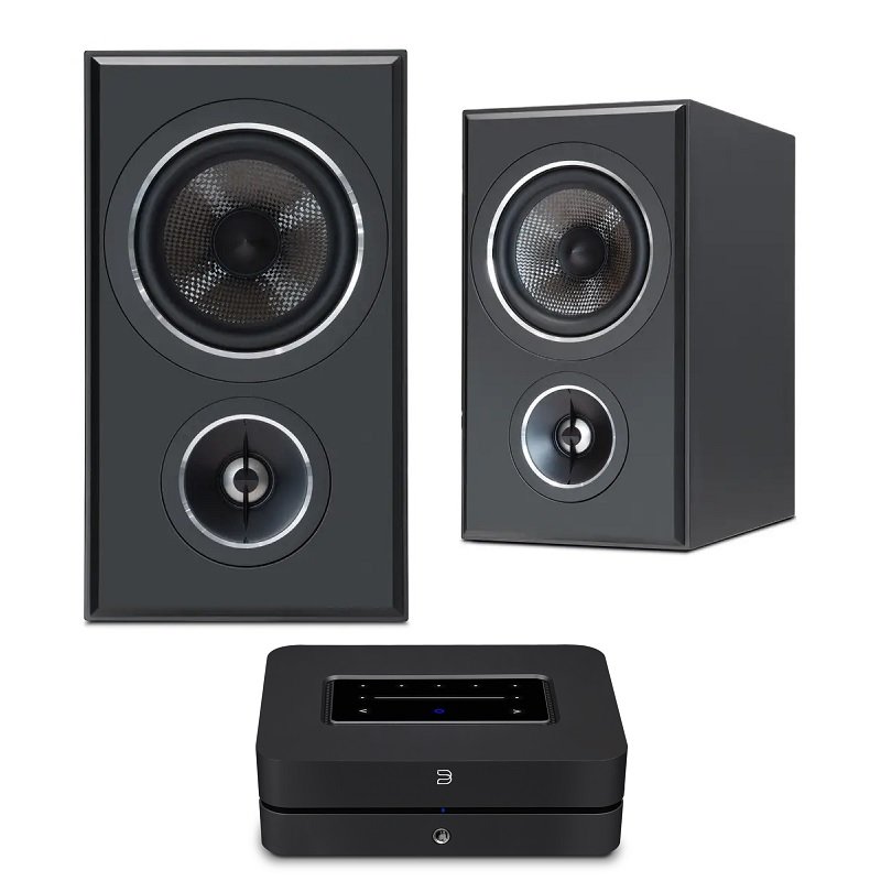 PSB Imagine B50 + Bluesound POWERNODE 2025 WiFi Streaming Integrated Amplifier Bundle