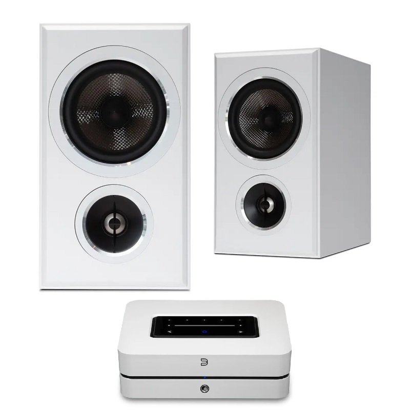 PSB Imagine B50 + Bluesound POWERNODE 2025 WiFi Streaming Integrated Amplifier Bundle