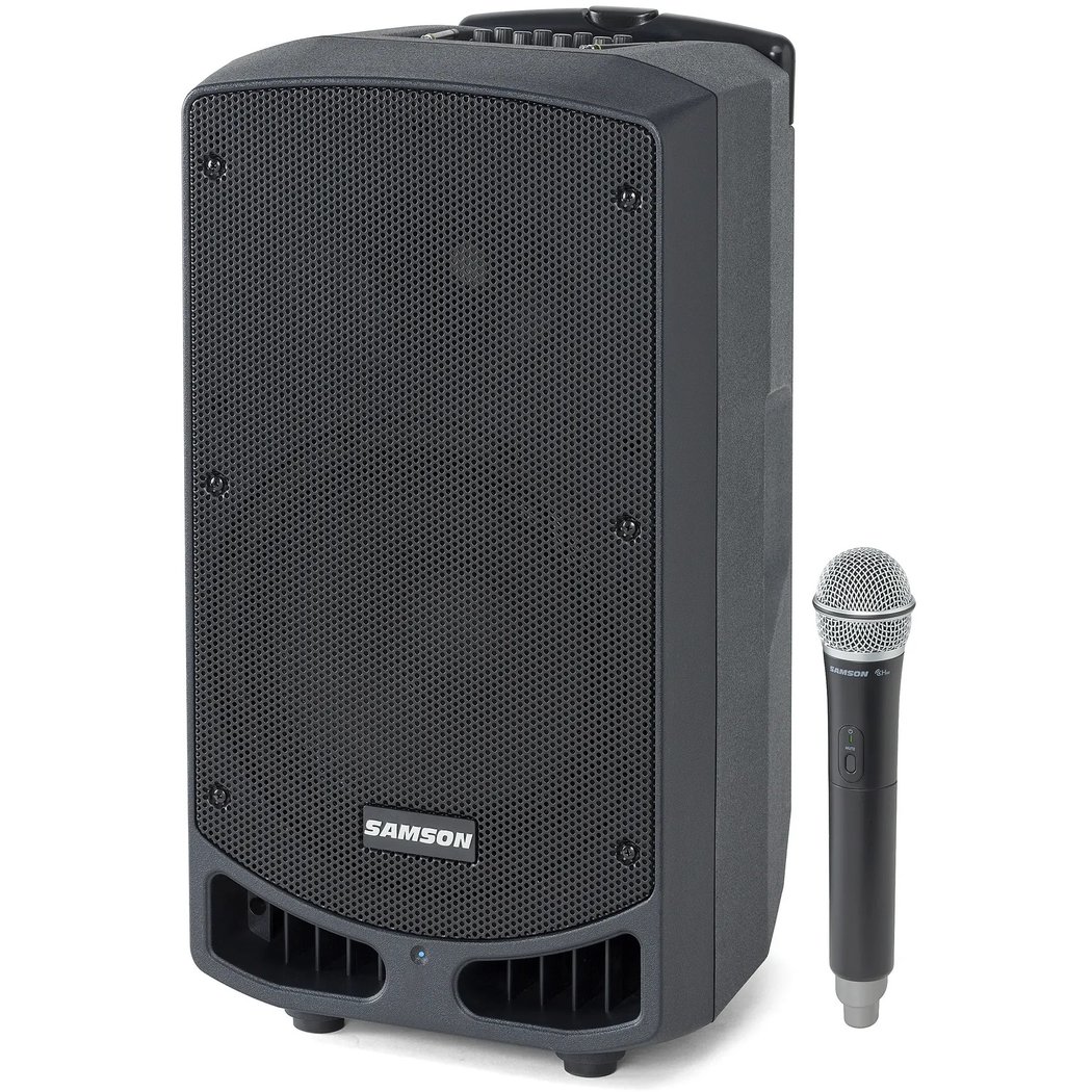 Samson Expedition XP310w 4-channel 300W Wireless Bluetooth Portable PA Speaker System with Wireless Handheld Microphone