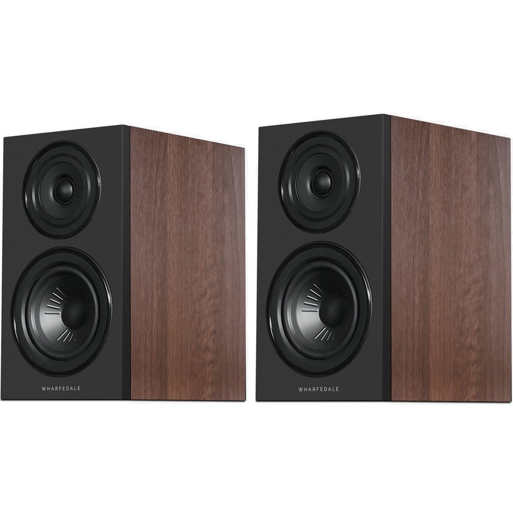 Wharfedale Diamond 12.1i 2-Way Passive Desktop Bookshelf Speakers Classic Walnut