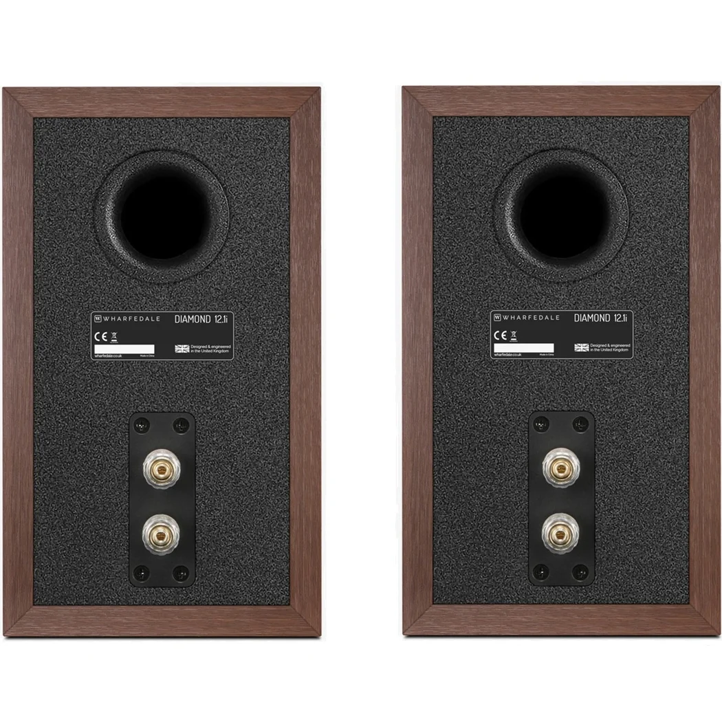 Wharfedale Diamond 12.1i 2-Way Passive Desktop Bookshelf Speakers Classic Walnut