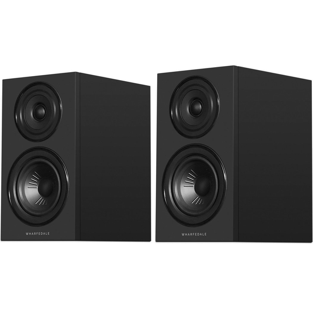 Wharfedale Diamond 12.1i 2-Way Passive Desktop Bookshelf Speakers Deep All-Black