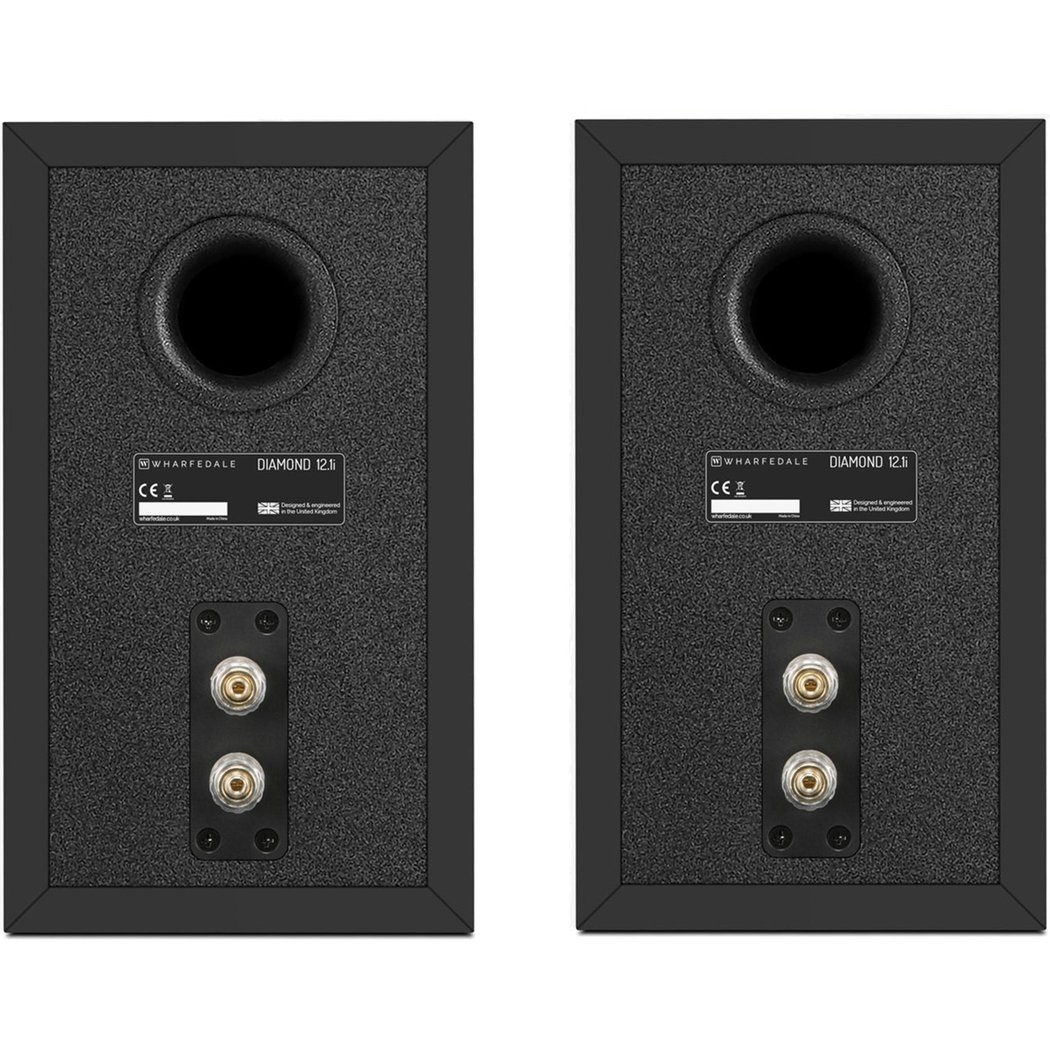 Wharfedale Diamond 12.1i 2-Way Passive Desktop Bookshelf Speakers Deep All-Black