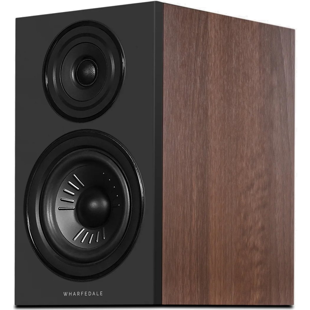 Wharfedale Diamond 12.2i 2-Way Passive Desktop Bookshelf Speakers Classic Walnut