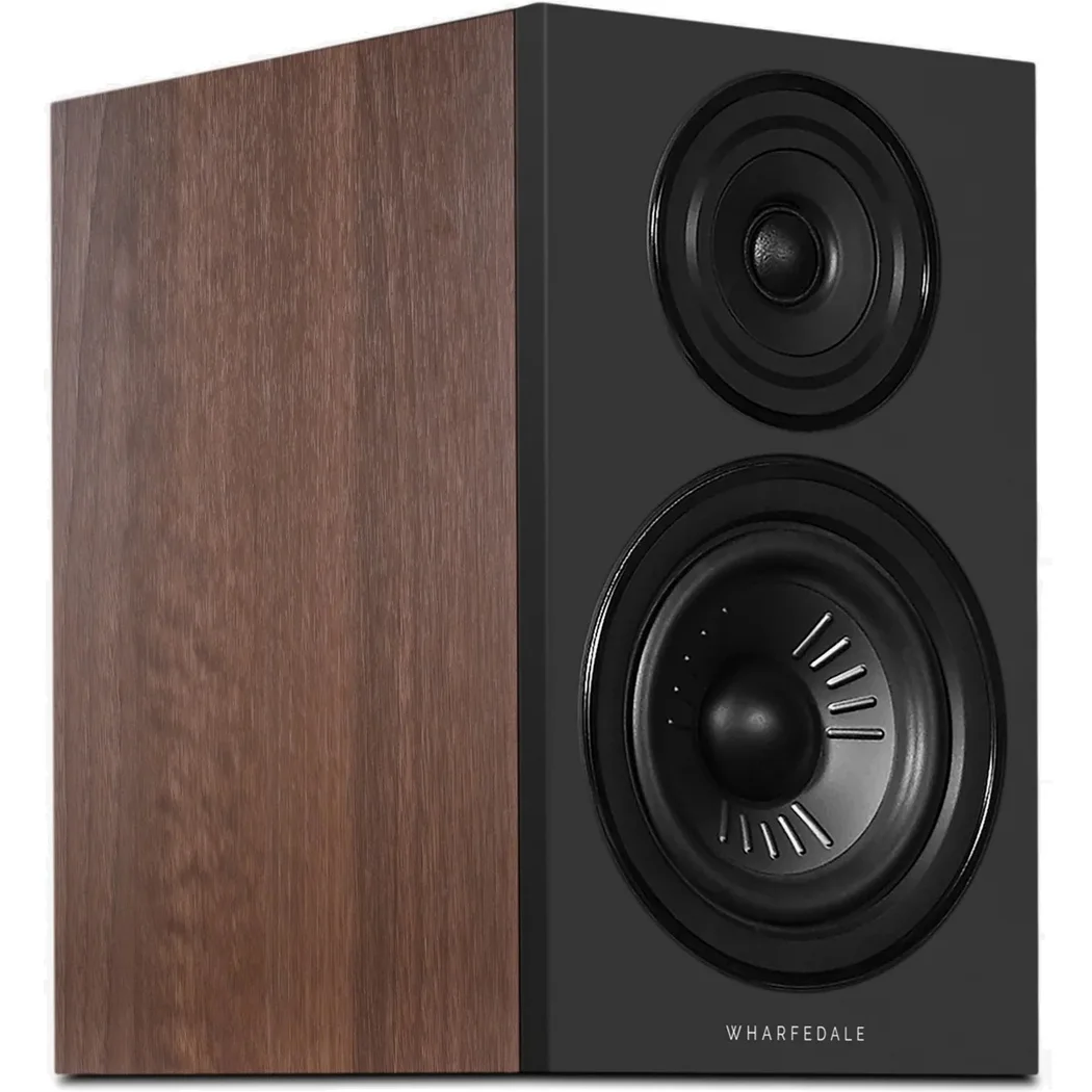 Wharfedale Diamond 12.2i 2-Way Passive Desktop Bookshelf Speakers Classic Walnut