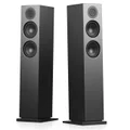 Audio Pro A48 W Multi-Room Wireless Bluetooth WiFi Floorstanding Active Speakers Black