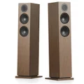 Audio Pro A48 W Multi-Room Wireless Bluetooth WiFi Floorstanding Active Speakers Walnut