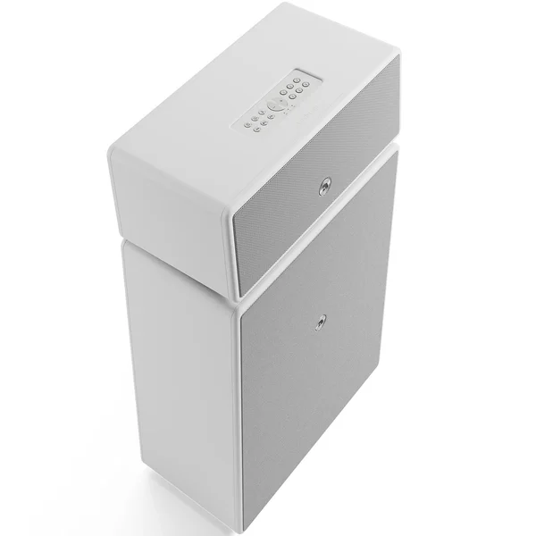 Audio Pro Drumfire II W Multi-Room Wireless Bluetooth/WiFi Network Speaker with Subwoofer - White