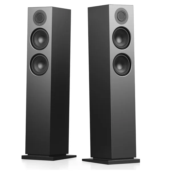 Audio Pro A48 W Multi-Room Wireless Bluetooth/WiFi Floorstanding Speakers (with HDMI) - Black