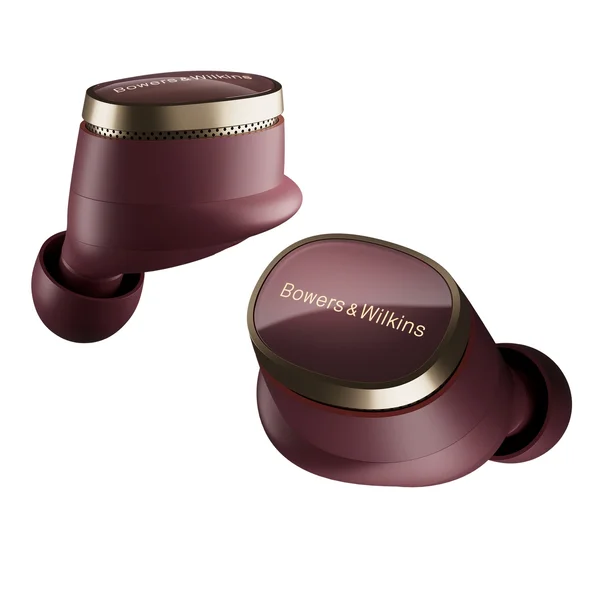 Bowers & Wilkins Pi8 True Wireless Bluetooth Noise-Cancelling In-Ear Earphone with Mic - Dark Burgundy