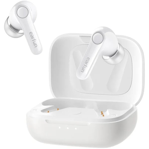 Earfun Air Pro 4 True Wireless Bluetooth Noise-Cancelling In-Ear Earphone with Mic - Glossy White