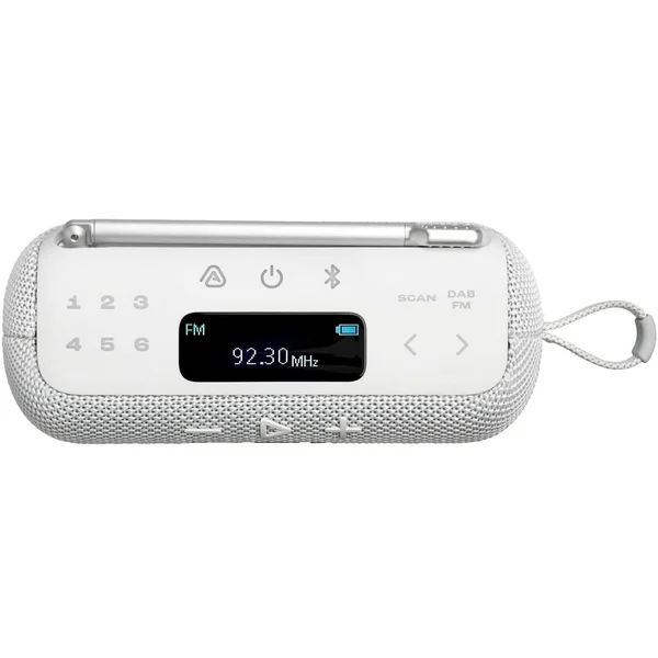 JBL Tuner 3 Waterproof Wireless Bluetooth Portable Speaker with FM Radio - White