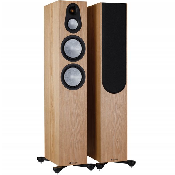 Monitor Audio Silver 300 7G 3-Way Passive Floorstanding Speakers (Per Pair) - Ash