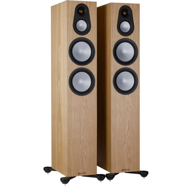 Monitor Audio Silver 300 7G 3-Way Passive Floorstanding Speakers (Pair) - Ash