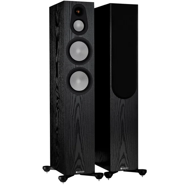 Monitor Audio Silver 300 7G 3-Way Passive Floorstanding Speakers (Pair) - Black Oak
