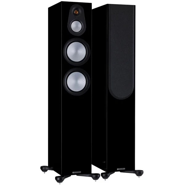 Monitor Audio Silver 300 7G 3-Way Passive Floorstanding Speakers (Pair) - High Gloss Black