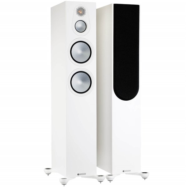 Monitor Audio Silver 300 7G 3-Way Passive Floorstanding Speakers (Per Pair) - Satin White