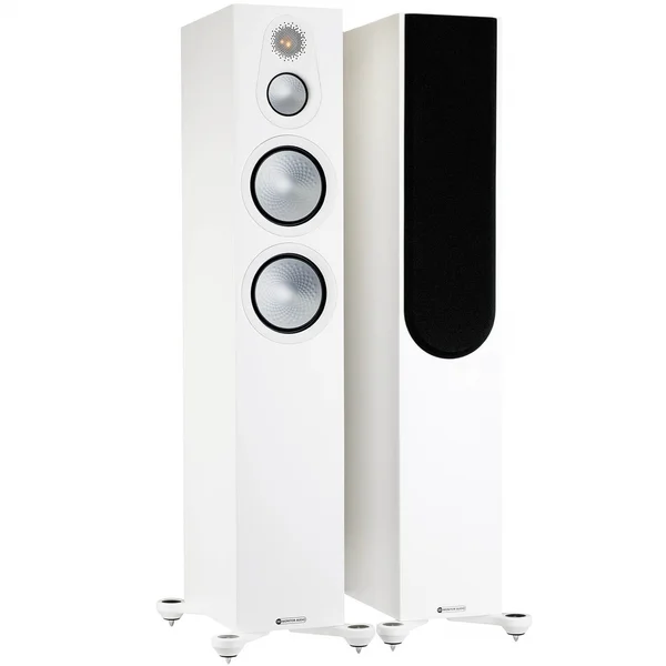 Monitor Audio Silver 300 7G 3-Way Passive Floorstanding Speakers (Pair) - Satin White