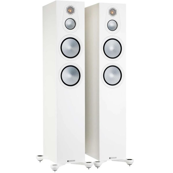 Monitor Audio Silver 300 7G 3-Way Passive Floorstanding Speakers (Per Pair) - Satin White