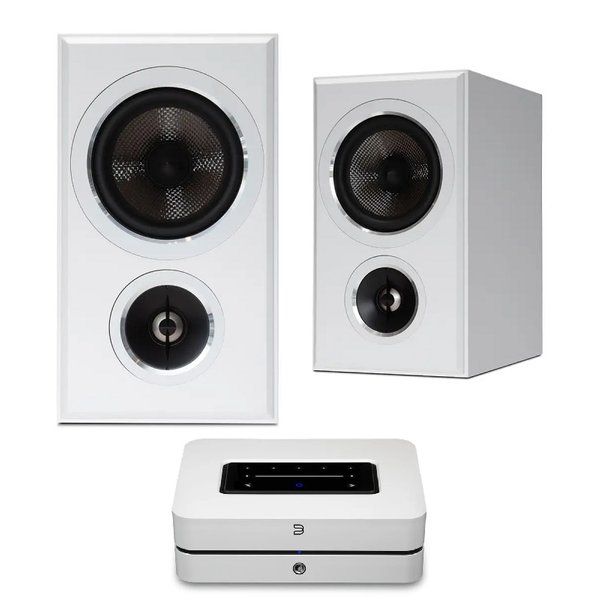 PSB Imagine B50 + Bluesound POWERNODE 2025 WiFi Streaming Integrated Amplifier Bundle