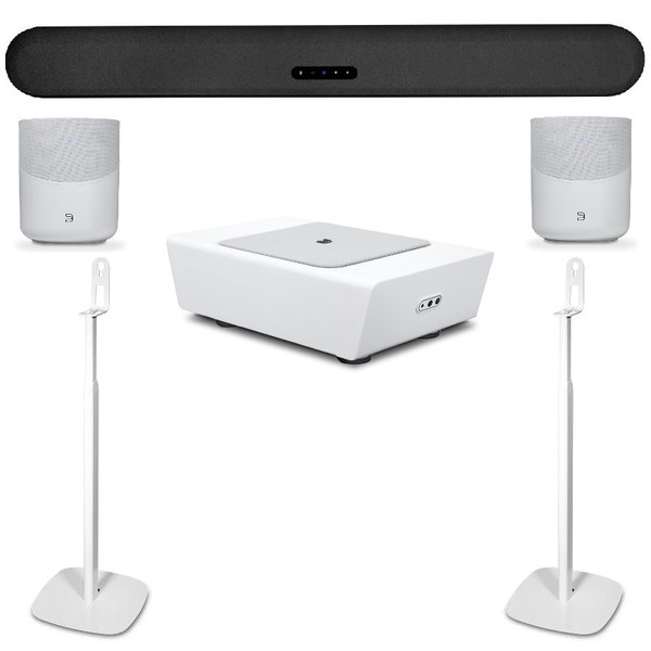 Bluesound PULSE CINEMA + PULSE SUB+ + PULSE M (2x) + FS230 (2x) 5.1.2 Channel Home Surround Sound Bundle