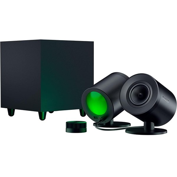 Razer Nommo V2 Pro THX 2.1 Wireless Bluetooth Desktop Gaming Speaker System with Wireless Subwoofer