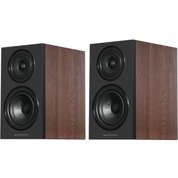 Wharfedale Diamond 12.1i 2-Way Passive Desktop Bookshelf Speakers - Classic Walnut
