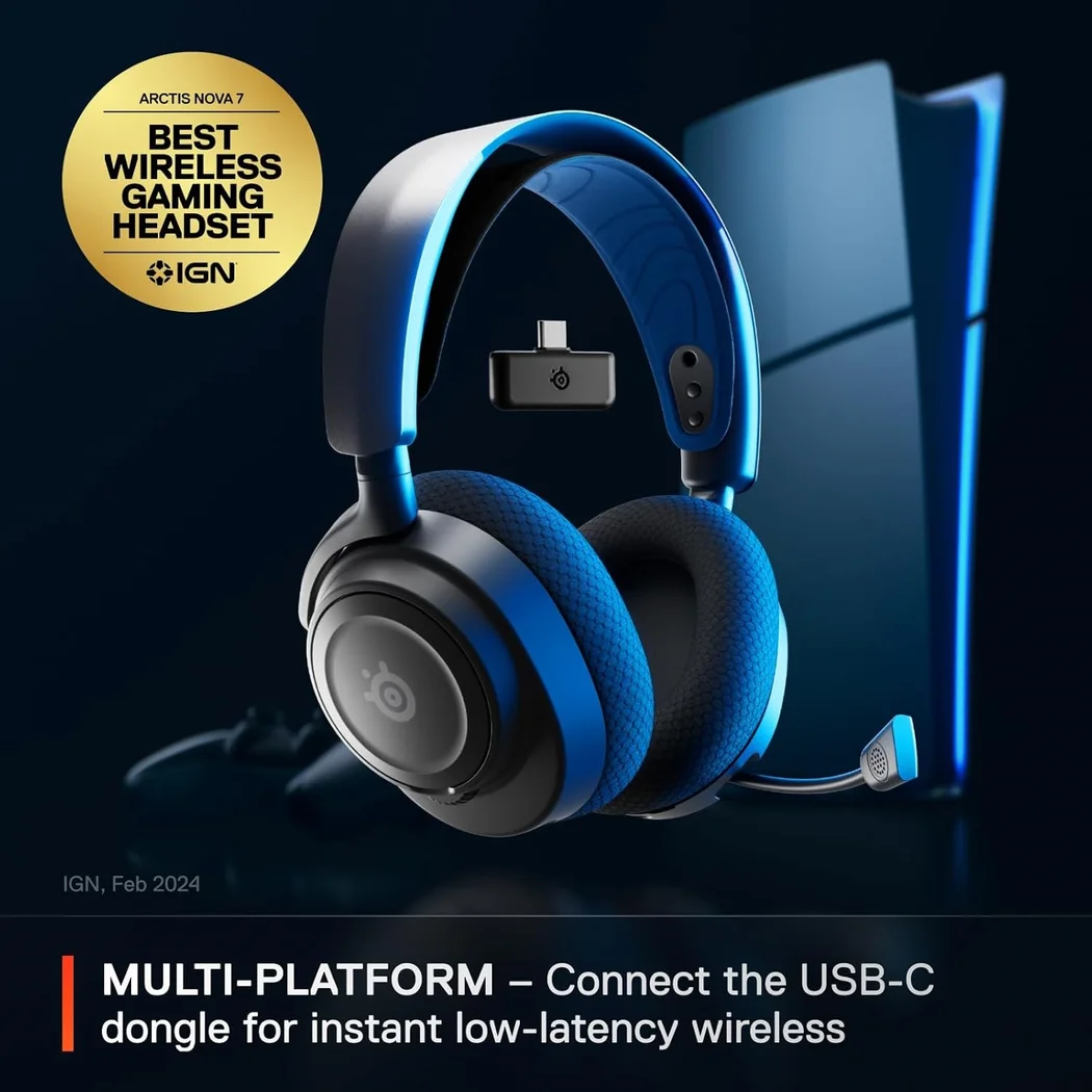 SteelSeries Arctis Nova 7P - Black