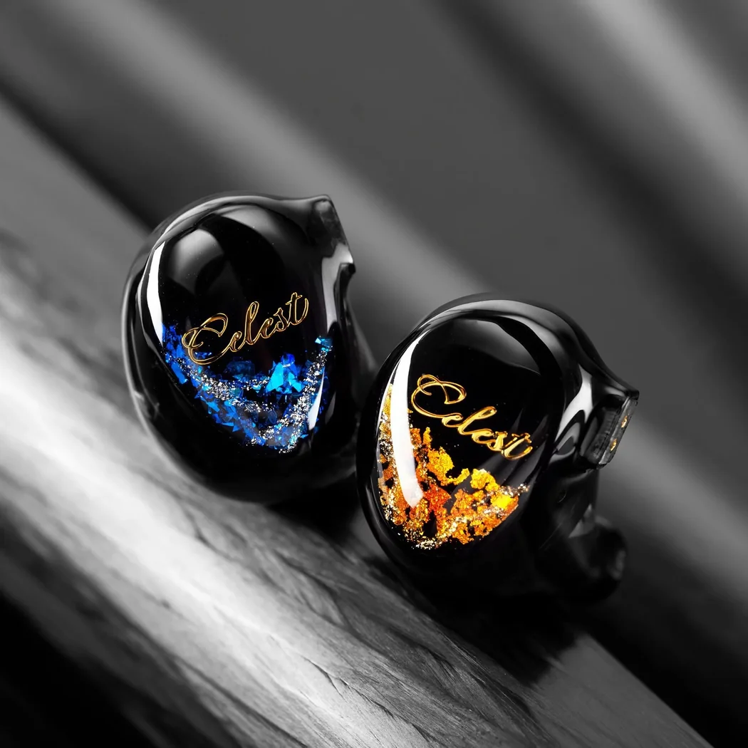 Celest Plutus Beast 3-Driver (1BC+1BA+1SPD) Tribrid In-Ear Earphone - Blue/Gold