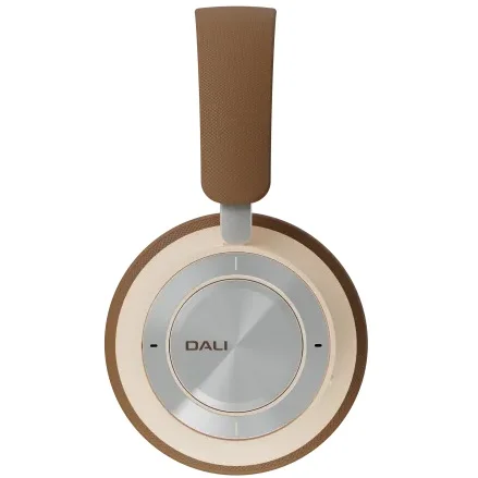 DALI IO-8 Wired/Wireless Bluetooth Noise-Cancelling Over-Ear Headphone with Mic - Caramel White