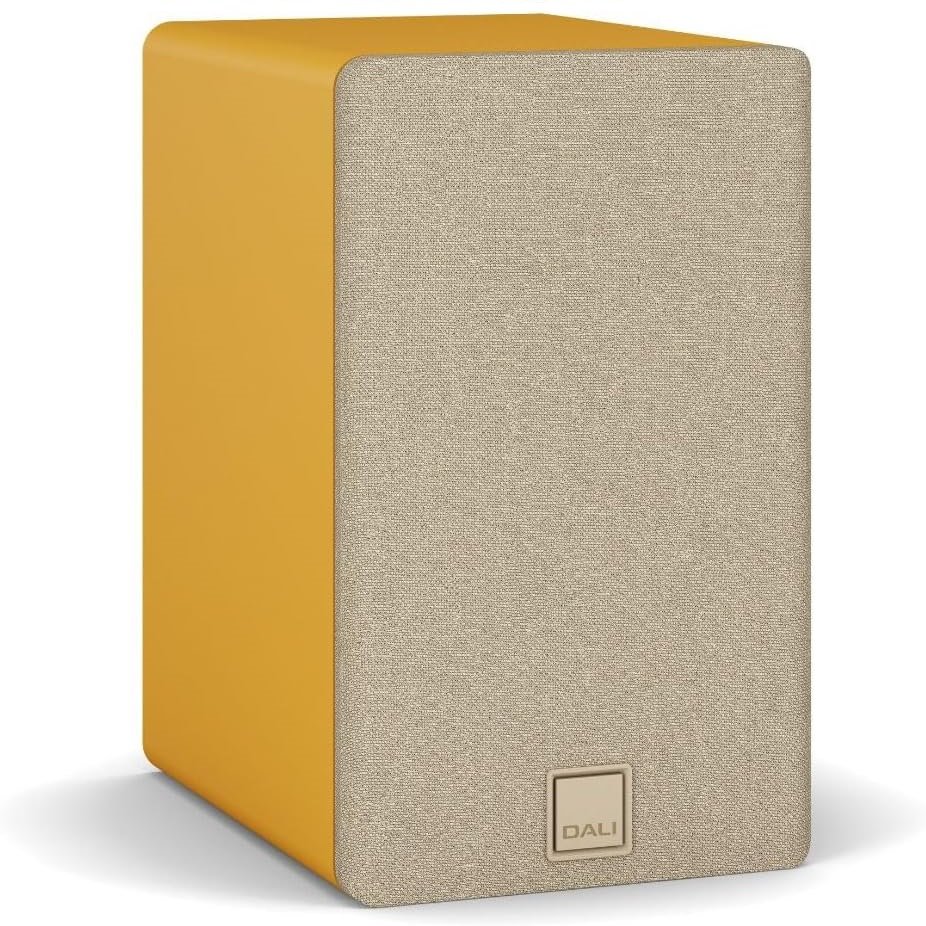 DALI KUPID 2-Way Passive Desktop Bookshelf Speakers - Golden Yellow