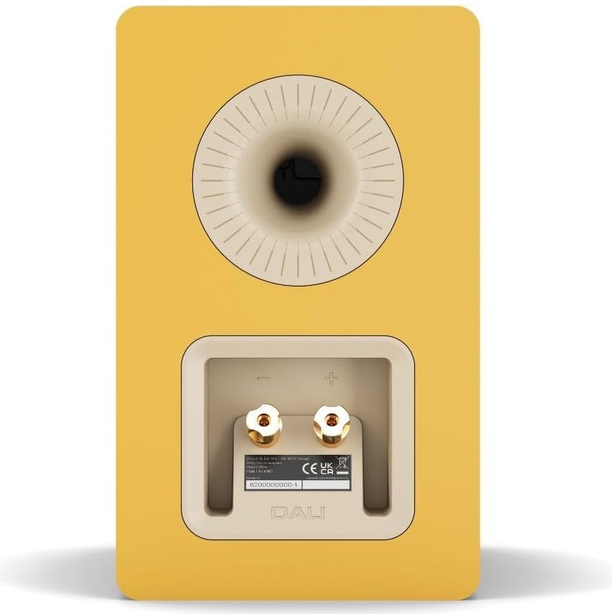 DALI KUPID 2-Way Passive Desktop Bookshelf Speakers - Golden Yellow