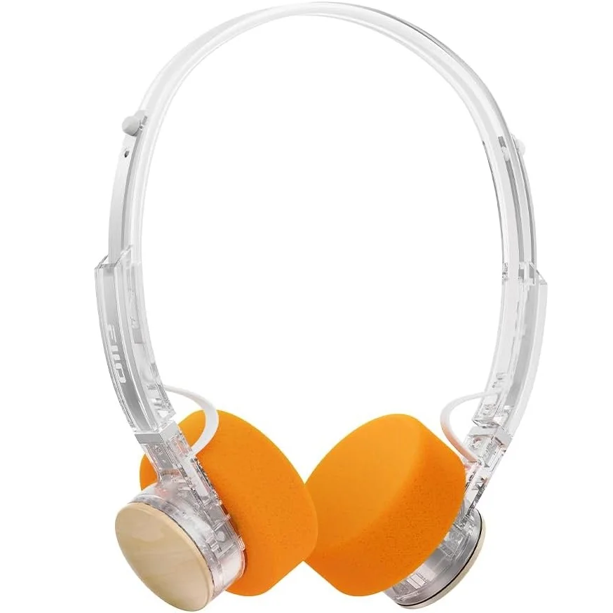 FiiO EH11 40mm Driver (1DD) Wireless Bluetooth On-Ear Headphone with mic - Transparent