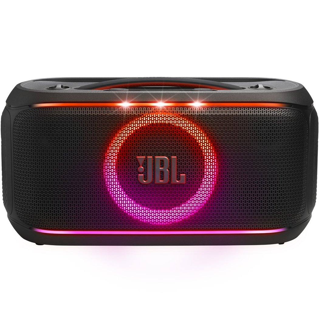 JBL PartyBox On-The-Go 2 Wireless Bluetooth Karaoke Portable Speaker with Dual Wireless Handheld Microphones