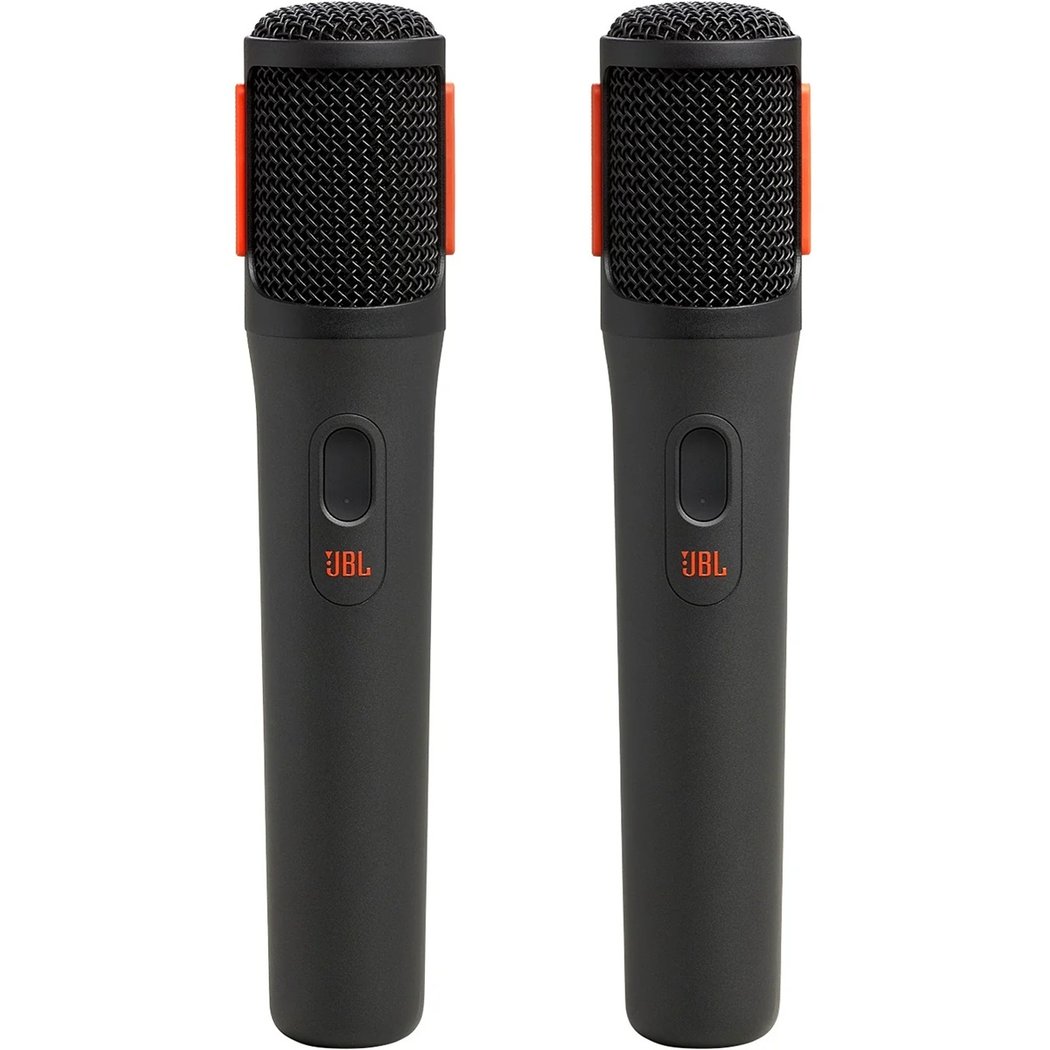 JBL PartyBox On-The-Go 2 Wireless Bluetooth Karaoke Portable Speaker with Dual Wireless Handheld Microphones