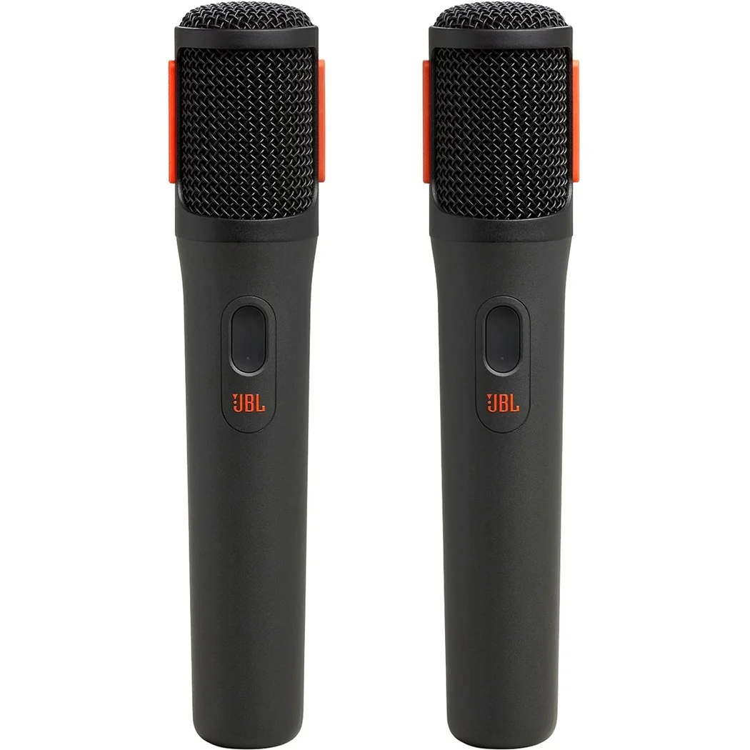 JBL PartyBox On-The-Go 2 Wireless Bluetooth Karaoke Portable Speaker with Dual Wireless Handheld Microphones