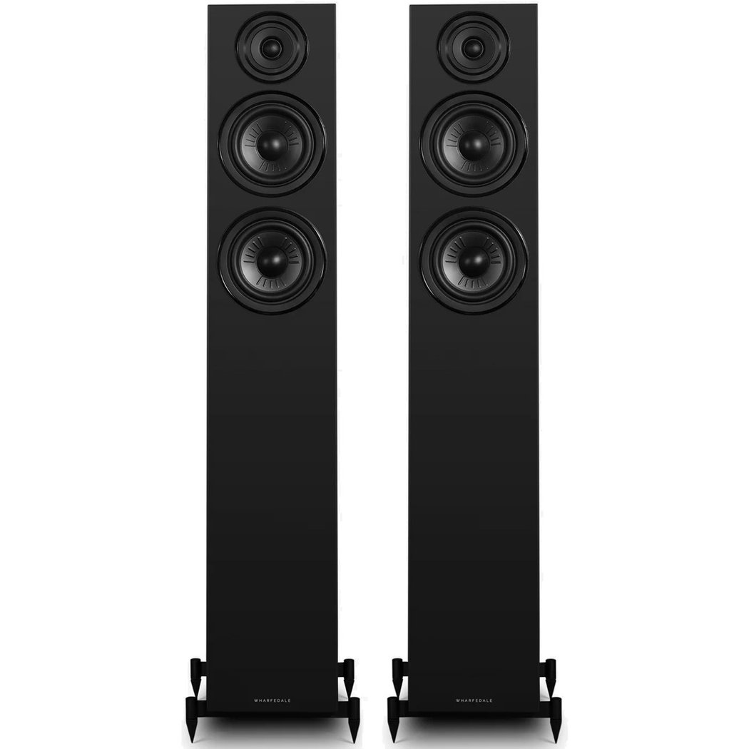 Wharfedale Diamond 12.4i 2.5-Way Passive Floorstanding Speakers All-Black