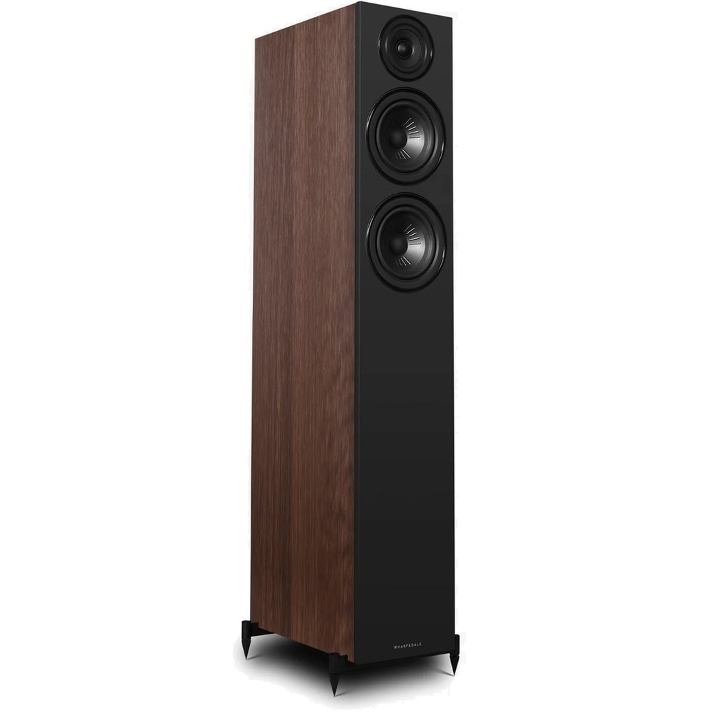 Wharfedale Diamond 12.4i 2.5-Way Passive Floorstanding Speakers Classic Walnut